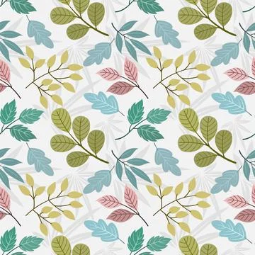 Seamless floral pattern Stock Illustration