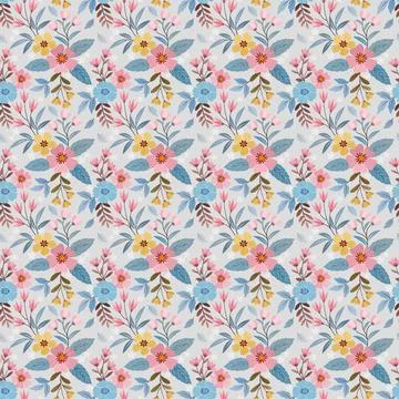 Seamless floral pattern Stock Illustration