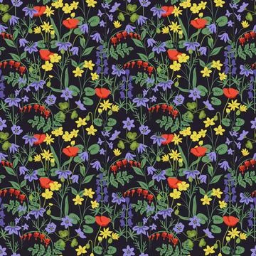 Seamless floral pattern Stock Illustration