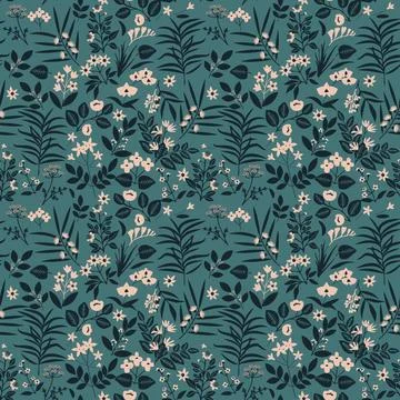 Seamless floral pattern Stock Illustration