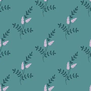 Seamless floral pattern Stock Illustration