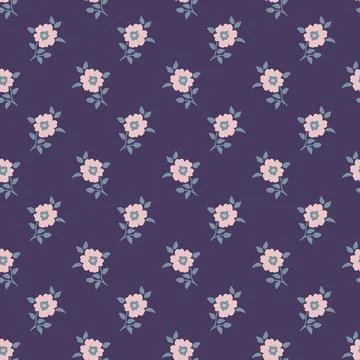 Seamless floral pattern Stock Illustration