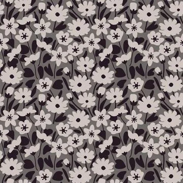 Seamless floral pattern Stock Illustration