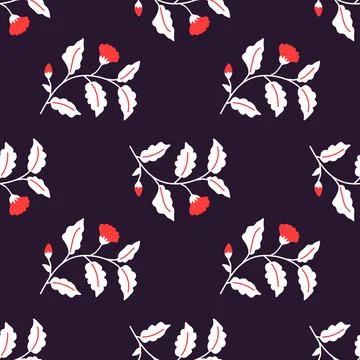 Seamless floral pattern Stock Illustration