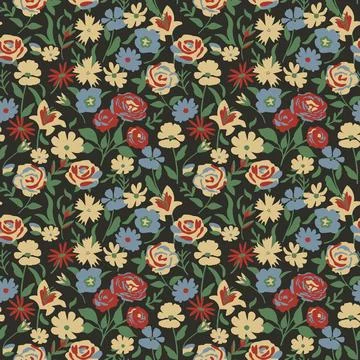 Seamless floral pattern Illustrazione stock