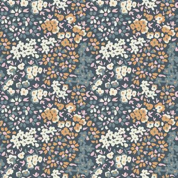 Seamless floral pattern Stock Illustration