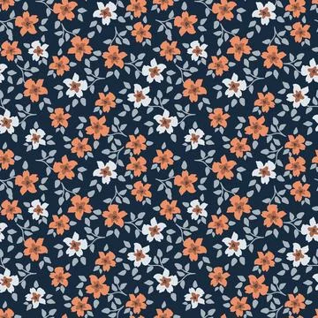 Seamless floral pattern Stock Illustration