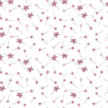 Seamless floral pattern Stock Illustration