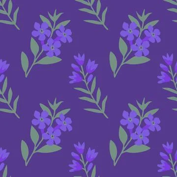 Seamless floral pattern Stock Illustration
