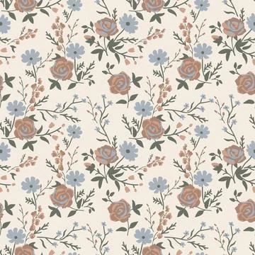 Seamless floral pattern Stock-Illustration