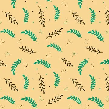 Seamless Floral Pattern Stock Illustration