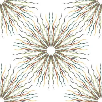 Seamless floral pattern on a light background Stock Illustration