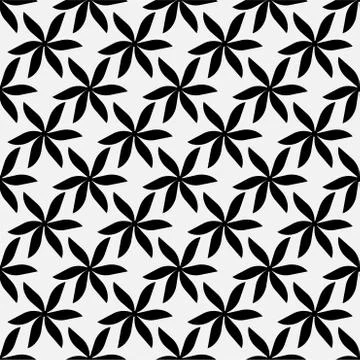 Seamless floral pattern. Modern stylish texture. Geometric background Stock Illustration