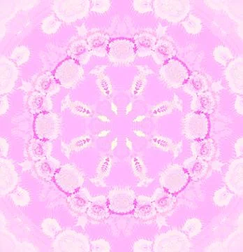 Seamless floral pattern pink Stock Illustration