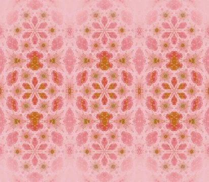 Seamless floral pattern pink violet Stock Illustration