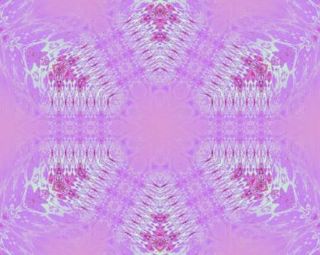 Seamless floral pattern pink violet Stock Illustration