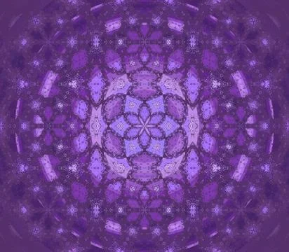 Seamless floral pattern purple Stock Illustration