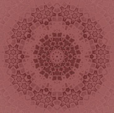 Seamless floral pattern red brown Illustrazione stock