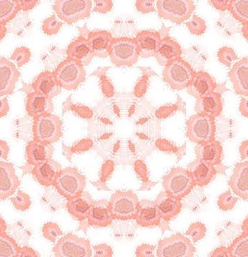 Seamless floral pattern red white Stock-Illustration