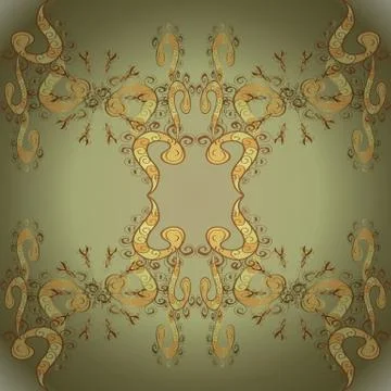 Seamless floral pattern. Sketch baroque, damask. Seamless vector background. Gra Illustrazione stock