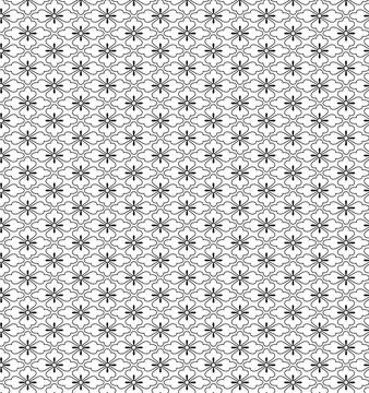 Seamless floral pattern. Textile design of textured plaid. Stock Illustration