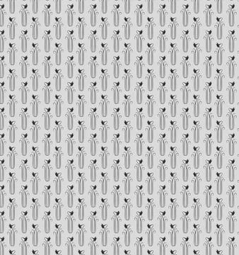 Seamless floral pattern. Textile design of textured plaid. Stock Illustration