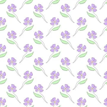 Seamless floral pattern for texture, textiles, and simple backgrounds イラスト素材