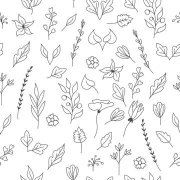Seamless floral pattern for texture, textiles and simple backgrounds Stock Illustration