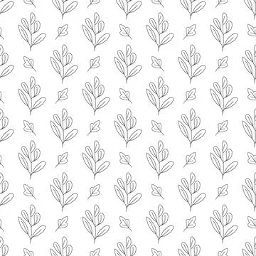 Seamless floral pattern for texture, textiles and simple backgrounds. Vector Illustrazione stock