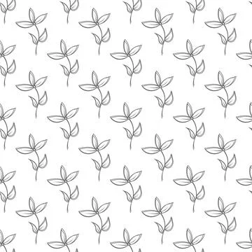 Seamless floral pattern for textures, textiles, and simple backgrounds Stock Illustration
