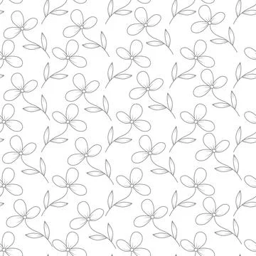Seamless floral pattern for textures, textiles, and simple backgrounds 스톡 일러스트