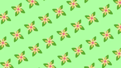 Seamless floral pattern with tropical blossoms wallpaper for eco-friendly packag Stock Footage 328370902