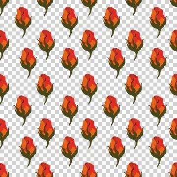 Seamless Floral Pattern Vector Art Illustrazione stock