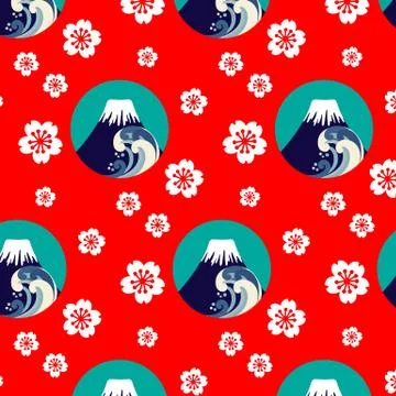 Seamless floral pattern vector Stock Illustration