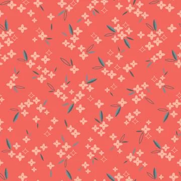 Seamless Floral Pattern in vector Stock Illustration
