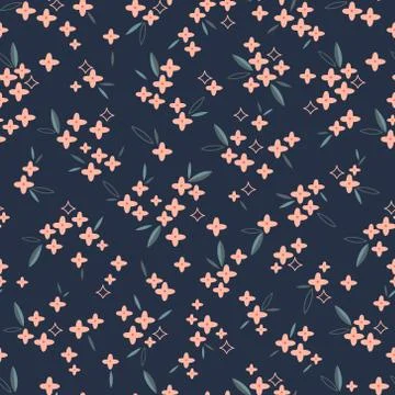 Seamless Floral Pattern in vector Stock Illustration