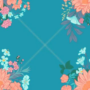 Seamless Floral Pattern in vector Illustrazione stock