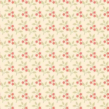 Seamless Floral Pattern in vector Stock Illustration