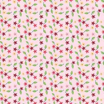 Seamless Floral Pattern in vector Stock Illustration