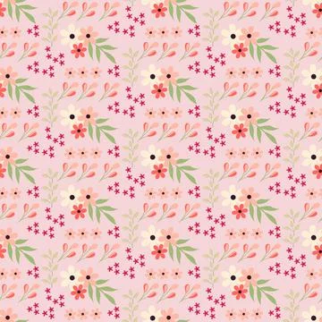 Seamless Floral Pattern in vector Stock Illustration