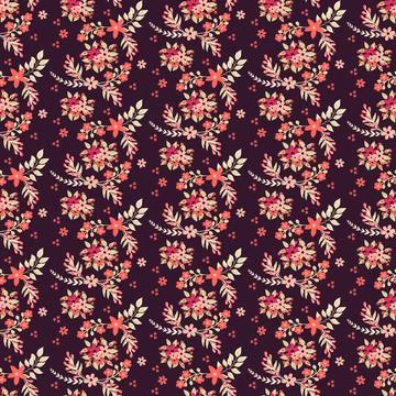 Seamless Floral Pattern in vector Stock Illustration