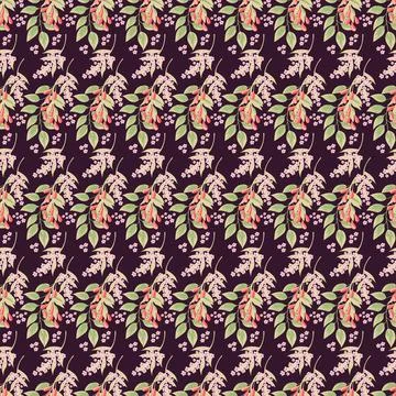 Seamless Floral Pattern in vector Stock Illustration