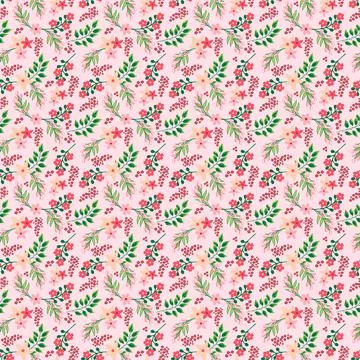 Seamless Floral Pattern in vector Stock-Illustration