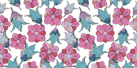 Seamless Floral Pattern in vector Stock Illustration