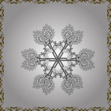 Seamless Floral Pattern in Vector illustration. Flat Flower Elements Design. Flo イラスト素材