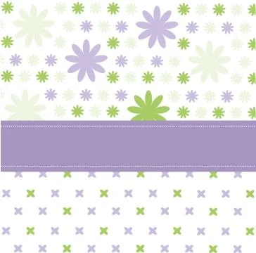 Seamless floral pattern, wallpaper Stock Illustration