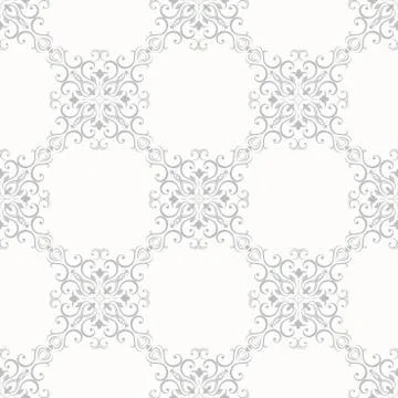 Seamless floral pattern wallpapers in the style of Baroque . Can be used for Stock Illustration