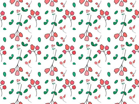 Seamless floral pattern10 Stock-Illustration