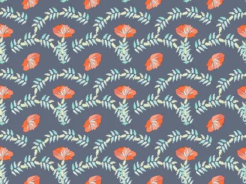 Seamless floral pattern3 Stock Illustration