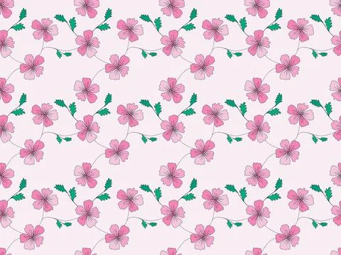 Seamless floral pattern7 Stock Illustration